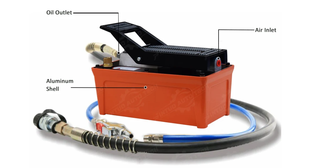 Air Operated Hydraulic Power Pack Hydraulic Bottle Jack with Foot Pedal Pump