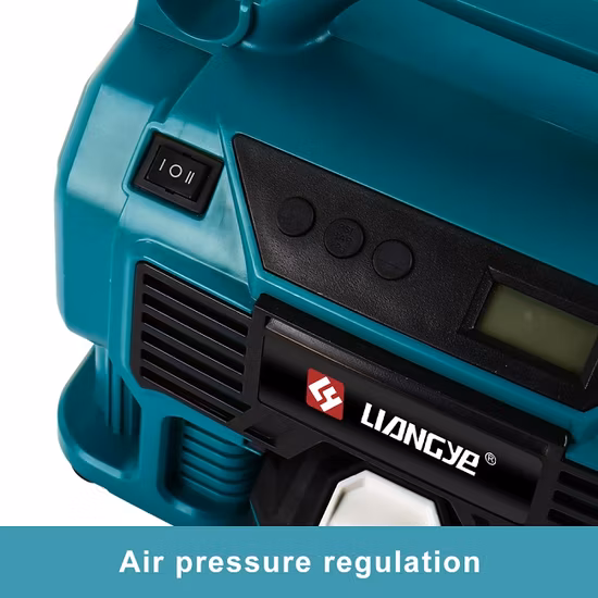 Liangye - Bomba de aire portátil inalámbrica para inflar neumáticos de coche con herramientas eléctricas de 18 V