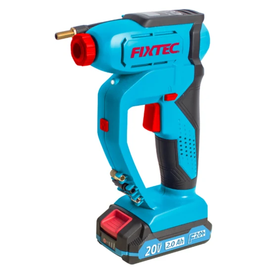 Fixtec Inflador de neumáticos inalámbrico compresor de aire 20V batería recargable 150psi bomba de aire portátil